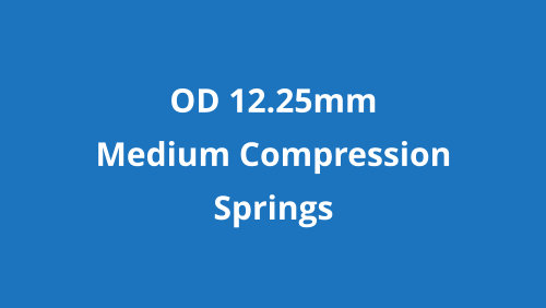 OD 12.25 medium compression springs