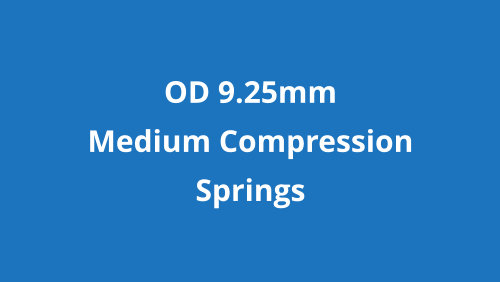 OD 9.25mm medium compress springs